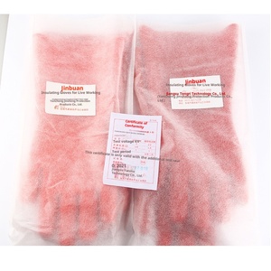 <span class=keywords><strong>Gants</strong></span> isolants électriques électroniques <span class=keywords><strong>1000v</strong></span> Haute tension <span class=keywords><strong>Gants</strong></span> isolants en caoutchouc pour électricien - Product Image 6