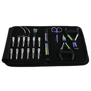 High Quality Hair Extension Tools Kit Micro Link <b>Rings</b> Beads Beach Wave Crimper & Removal Plier Hook Needle Styling Loop Tools - Product Image 1