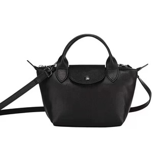 <b>Mini</b> Dumpling Crossbody <b>Bag</b> <b>Black</b> Leather Style Women Shoulder Handbag - Product Image 1
