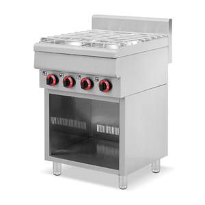 Parrilla de Gas con Piedra Volcánica y Mueble, Estufa Combinada 600, Equipo de Cocina - Product Image 2