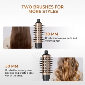 Brosse Soufflante Chauffante Électrique Rotative Automatique pour Cheveux, Lisseur à Air Chaud LED pour Usage Domestique - Product Image 5