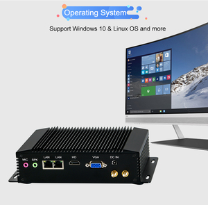 <span class=keywords><strong>Mini</strong></span> PC Industrial sin Ventilador, Nuevo, DDR3, J1900 N3520 N2920, 2xIntel I211 LAN, RS232 RS422 RS485 COM, 4G SIM, Integrado - Product Image 5