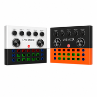 Carte son F993 directe usine, 7 modes de scène, 10 effets, interface audio OTG pour suppression du bruit sans fil/filaire