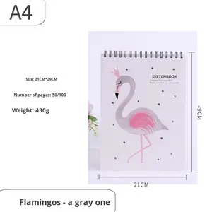 Cuaderno <span class=keywords><strong>de</strong></span> Dibujo A4 en Espiral, Papel para Bocetos, Cuaderno para Dibujar a Mano, Impresión <span class=keywords><strong>de</strong></span> Logotipo Disponible - Product Image 3