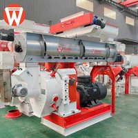 Nouvelle machine à granulés de foin d'alfalfa pour l'élevage des ruminants Strongwin en acier inoxydable, 10 tonnes/h, moteur Siemens, machine à alimentation élevée