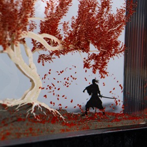 <span class=keywords><strong>Samurai</strong></span> Ninja 3D resina lampada fatta a mano decorazione artistica per la casa regali di natale fatti a mano - Product Image 4