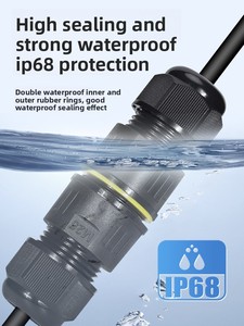 Boîtier de distribution étanche IP68 avec connecteurs plaqués cuivre-nickel pour surveillance extérieure et lampadaires enterrés - Product Image 2
