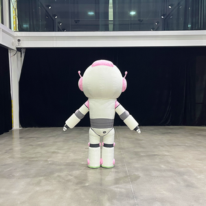 Costume <span class=keywords><strong>de</strong></span> mascotte gonflable robot <span class=keywords><strong>de</strong></span> 1,9 m, modélisation 3D, costume gonflable personnalisé pour adultes, costume <span class=keywords><strong>de</strong></span> mascotte en tissu Oxford durable - Product Image 4