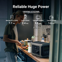 ALLPOWERS-Estación de energía portátil, toma de corriente alterna y linterna LED, generador solar silencioso de carga rápida para emergencias, camping y caravana