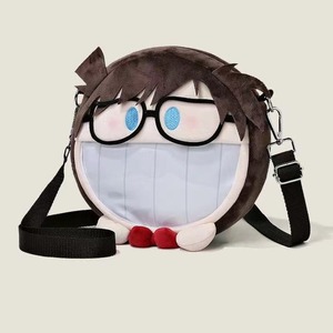 Sac à dos bandoulière double usage pour filles, style japonais, best-seller, inspiré de l'anime, avec poupée en peluche de dessin animé et sac transparent à motifs. - Product Image 2