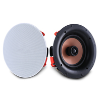 Haut-parleur encastré au plafond - Haut-parleurs intégrés de 6,5 pouces / 5 pouces - Système audio passif - Haut-parleurs de plafond Hi-Fi