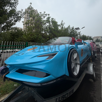 Jet ski de style supercar OEM, bateau à moteur en fibre de verre haute vitesse, idéal pour la location en stations balnéaires et parcs d'attractions