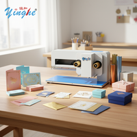 Machine à estampage à chaud sans plaque Yinghe 8025, imprimante numérique à feuille d'or personnalisée pour cartes de visite, boîtes cadeaux, invitations