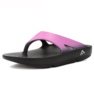Pantofole <span class=keywords><strong>ortopediche</strong></span> con supporto ad arco alto per infradito infradito piedi piatti Ultra morbidi progetto sandalo limitato stampa viola - Product Image 5