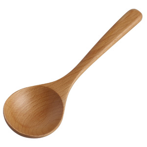 Cuchara para sopa Sunshine Hemu Beechwood de 20x6 cm resistente al calor para uso doméstico en la cocina - Product Image 5