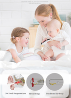 Nettoyeur d'oreilles à aspiration pour bébés et adultes, étanche, conception spirale, alimenté par batterie, kit d'outils de nettoyage d'oreilles en silicone à aspiration douce pour femmes