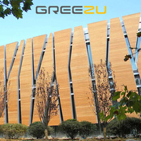 Paneles de pared de bambú sólido respetuosos con el medio ambiente, Material de bambú, impermeable, revestimiento de paredes exteriores, hoteles, oficinas, exterior