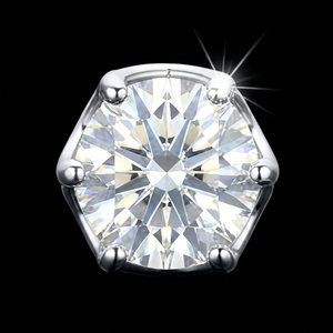 Moissanite 4ct Round Cut <b>Stud</b> <b>Earrings</b> 925 Sterling <b>Silver</b> Halo Iced Out Unisex Hip Hop Jewelry Custom Hand <b>Set</b> Gemstone - Product Image 1