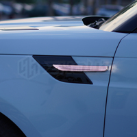 Accessoires d'extérieur de voiture Ventilations latérales d'aile compatibles avec le remplacement de la ventilation latérale décorative avec Led pour le kit de carrosserie Range Rover Sport