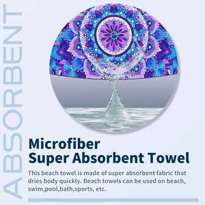 Serviette de plage en microfibre surdimensionnée 71x32 légère, anti-sable, séchage rapide, accessoire de voyage et de sport, essentiel pour les vacances, cadeau - Product Image 4