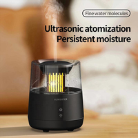 7 couleurs lumière incroyable huile essentielle humidificateur diffuseurs maison bureau goutte de pluie diffuseur d'arôme nouveau Design ultrasons brume fraîche