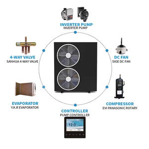 <span class=keywords><strong>Bomba</strong></span> <span class=keywords><strong>de</strong></span> <span class=keywords><strong>Calor</strong></span> WIFI <span class=keywords><strong>de</strong></span> 10KW, 16KW, 20KW, DHW, Calefacción, Refrigeración, Monobloque <span class=keywords><strong>de</strong></span> Aire, R290, EVI, Inversor DC, <span class=keywords><strong>Bomba</strong></span> <span class=keywords><strong>de</strong></span> <span class=keywords><strong>Calor</strong></span> <span class=keywords><strong>de</strong></span> Agua - Product Image 3