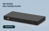 M400 Network 4 Zone Audio Streaming Preamplifier Sistem Audio Latar Belakang Otomasi Ome