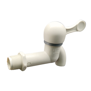 Robinet de cuisine nouveau modèle, eau froide uniquement, économiseur d'eau, en plastique blanc, avec cartouche en céramique, robinet de puisage - Product Image 5