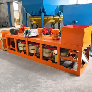 Hoge Intensiteit Tin Ijzererts Concentratie Machine Drie Schijf Magnetische Separator