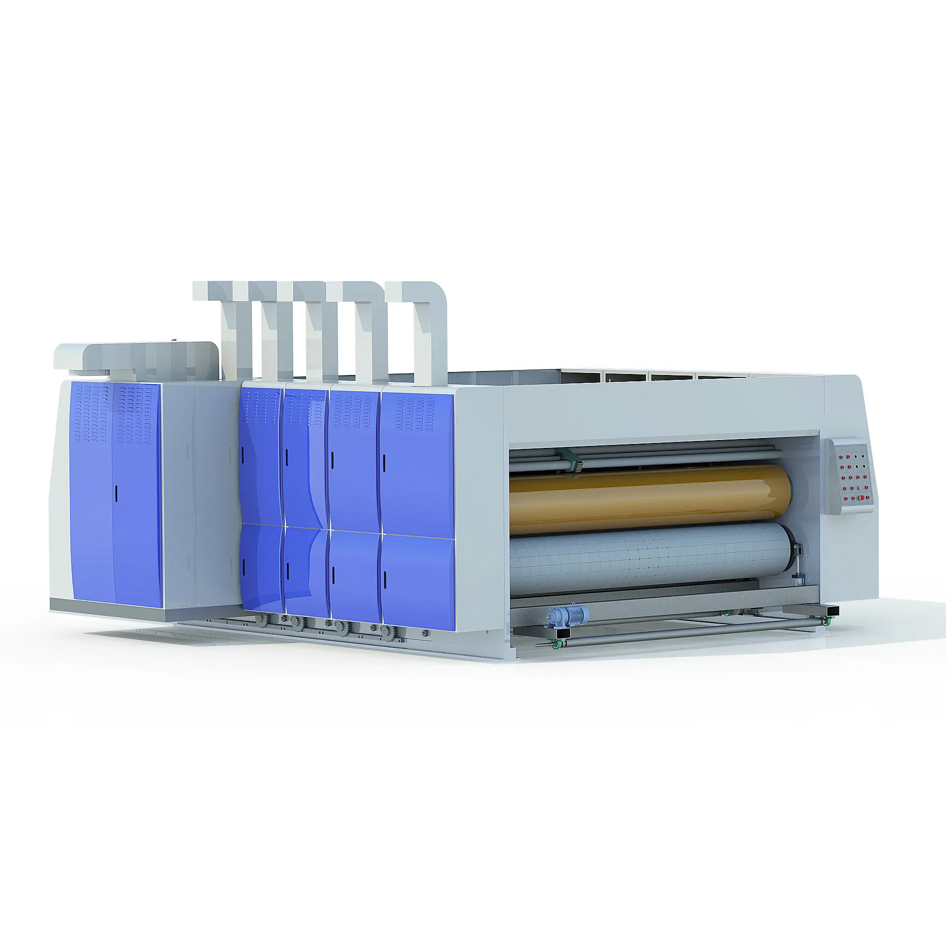Imprimante flexo de carton ondulé 4 couleurs machine de découpe machine d'impression de découpe de boîtes en carton machines d'impression