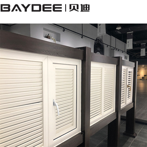 <span class=keywords><strong>Upvc</strong></span> Louver Oval Plantation Cửa Chớp Điện Cửa Sổ Pvc Cửa Sổ Chống Trộm An Ninh Octagon Cửa Sổ Màn Trập - Product Image 6