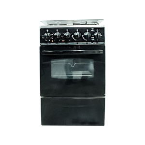 Cocina Independiente de <span class=keywords><strong>Gas</strong></span> y Eléctrica con <span class=keywords><strong>Horno</strong></span>, 2 Quemadores de <span class=keywords><strong>Gas</strong></span>, 2 Placas Eléctricas Calientes, Electrodoméstico de Cocina de Acero Inoxidable - Product Image 1