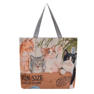 Bolso de Hombro Pequeño de Moda Vintage con Bordado de Animales (Gatos y Perros) al por Mayor de Fábrica - Product Image 1