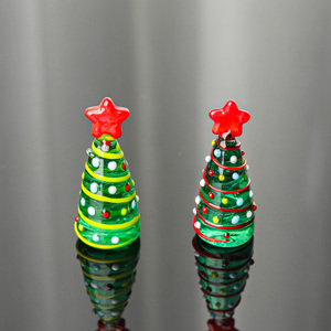 Figuras Decorativas de Árbol de Navidad de Cristal, Adornos de Cristal para Mesa, Decoración Navideña para Mesa, Centro de Mesa Festivo - Product Image 6