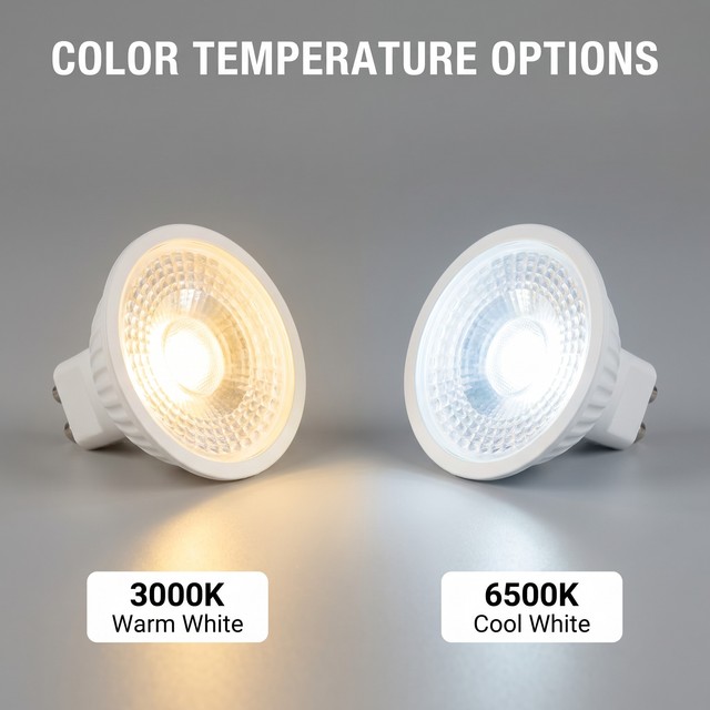 Led Spotlight Lamp Aluminum plastic packaging 8W Led Light