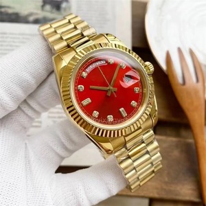Reloj de Lujo Deportivo para Hombre, con Correa Mecánica Automática, Luminoso, con Calendario y Diamantes, Ideal para Citas y Ocio - Product Image 1