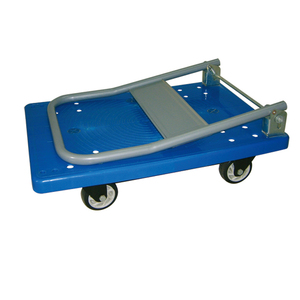 Four wheels plastic platform hand truck plastic cart folding hand truck 200 kgs