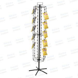 Kainice-Expositor de patatas fritas de un solo lado, ligero, montado en la pared, para supermercado - Product Image 4