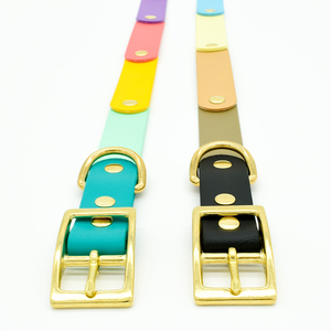 Neue Produkte Großhandel Haustierbedarf Hundehalsband-Schnalle Silberne Schnalle Hundehalsband Gummi-Leine Geschirr Trainings-PVC-Halsband - Product Image 3