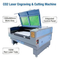 Machine à laser fractionné au CO2 CNC VOLaser 1390 - Tube laser 100W/150W/300W avec kit de tête de gravure/découpe et contrôleur