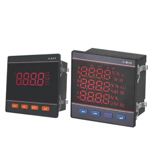 Digital display intelligent three-phase multifunctional power meter single liquid crystal current voltage power frequency