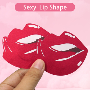 Pezoneras Adhesivas Sensuales para Cubrir los Pezones, Pegatinas para los Senos, Cubiertas para los Pezones con Diseño de Beso, Hermosas <span class=keywords><strong>y</strong></span> Sensuales - Product Image 3