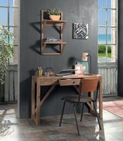 Table d'écriture d'étude de bureau d'ordinateur en bois récupéré pour le style simple de bureau à domicile