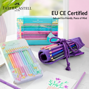 Matite Pastello Sparkle a 12 Colori con Schema Cromatico Macaron, Confezionate in Scatola di Ferro <span class=keywords><strong>FABER</strong></span> CASTELL - Product Image 4