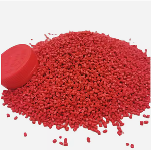 Catégorie industrielle de PLA de granules d'alliage de particules en plastique rouges de résine de matière première - Product Image 2