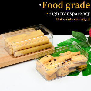 <span class=keywords><strong>Cajas</strong></span> para Galletas Transparentes, Ecológicas y Reciclables con Ventana, Envase <span class=keywords><strong>de</strong></span> Plástico Resistente a Caídas para Alimentos - Product Image 2