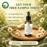 Absolue de Camomille Romaine 100% Naturelle (Chamaemelum Nobile), Matière Première pour Soins de la Peau et Aromathérapie, OEM ODM Étiquette Personnalisée Vente en Gros