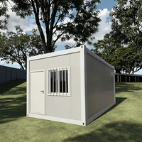 Maison conteneur pliable de type ZX de 20 pieds, maison modulaire préfabriquée mobile pour bureau et construction de campements