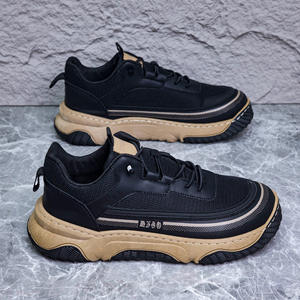 Сетчатая Мужская обувь противоскользящая и износостойкая дышащая легкая удобная и повседневная спортивная обувь для бега - Product Image 2