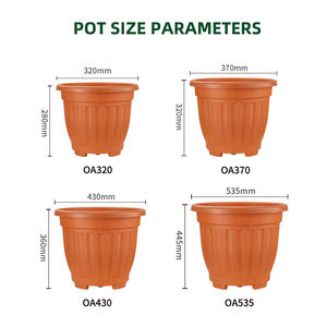 <span class=keywords><strong>Macetas</strong></span> <span class=keywords><strong>de</strong></span> Flores <span class=keywords><strong>de</strong></span> Plástico Blancas <span class=keywords><strong>de</strong></span> Estilo Europeo <span class=keywords><strong>de</strong></span> Lujo Artificial Rústico Creativo, Maceteros con Orificio <span class=keywords><strong>de</strong></span> Drenaje para Jardín, Interior y Exterior - Product Image 4